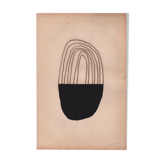 Illustration on paper • TM495 • signed eawy