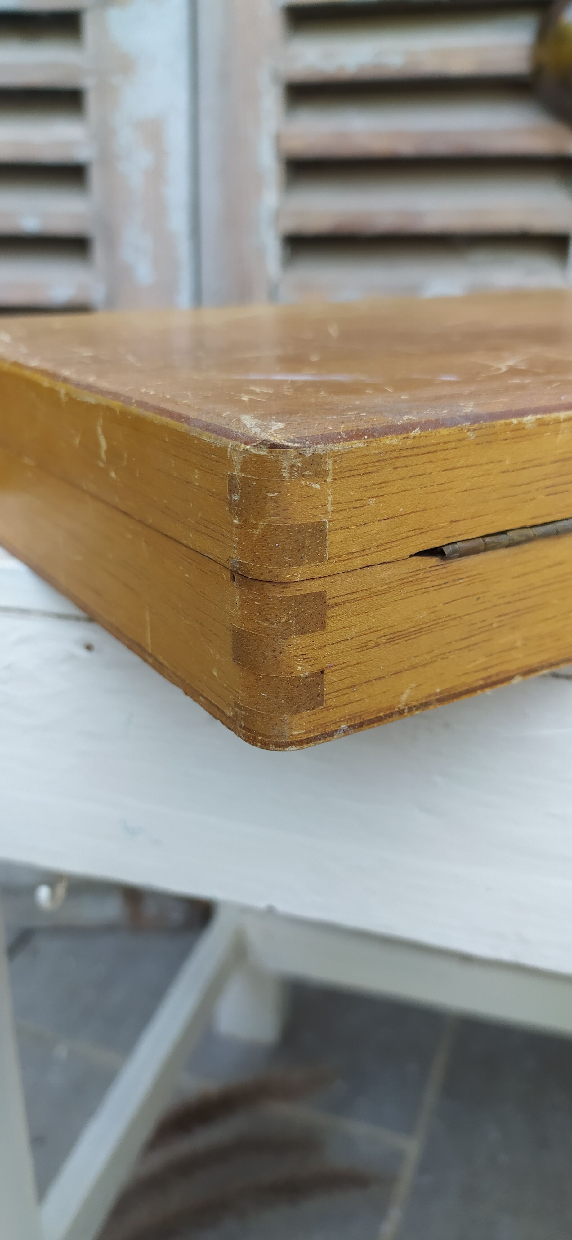 Former painter's box with his palette