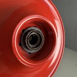 Castiglioni red metal "Light Ball" wall or ceiling lamp for Flos, Italy 1970s