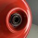 Castiglioni red metal "Light Ball" wall or ceiling lamp for Flos, Italy 1970s