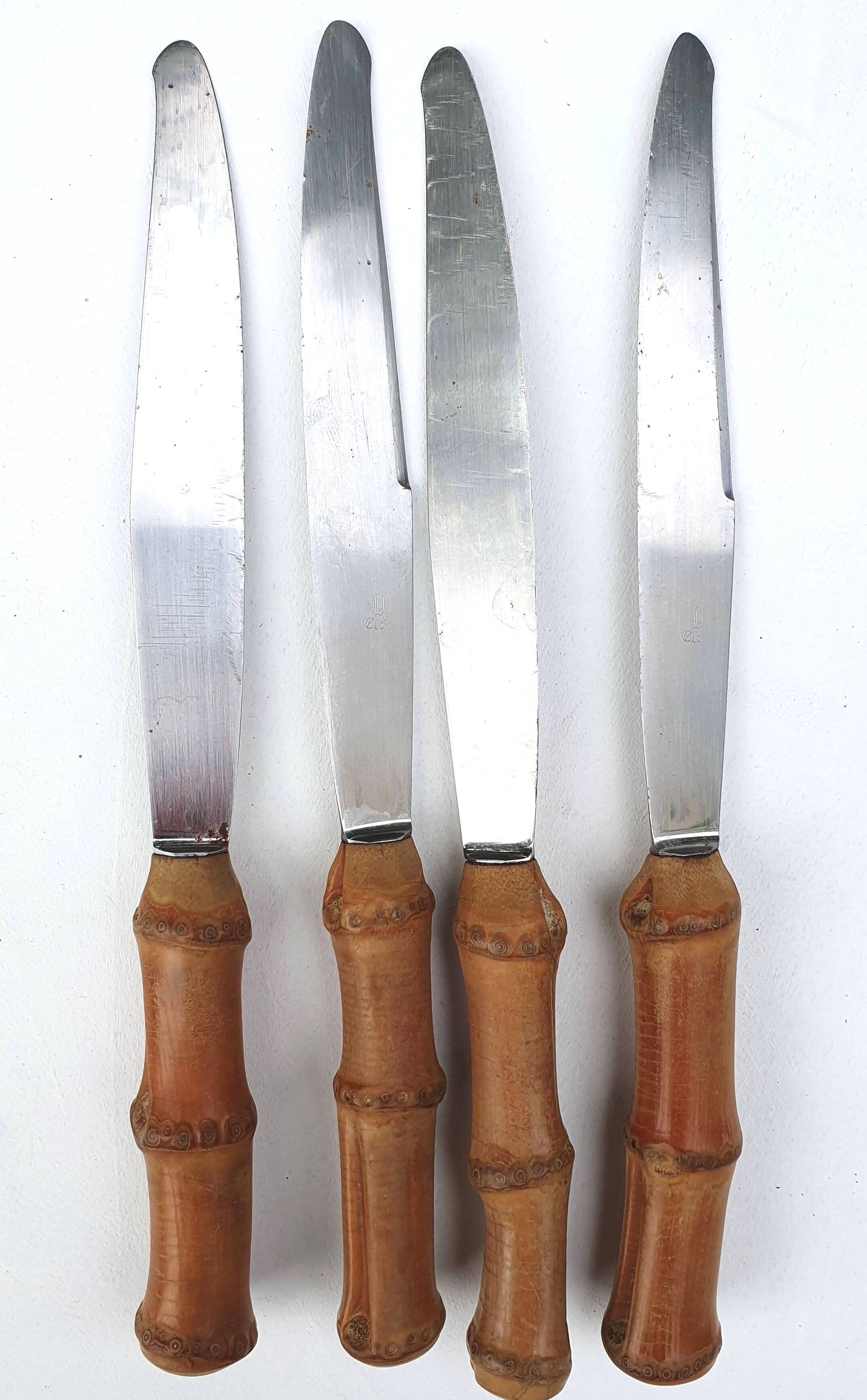 Riviera 1960 bamboo knives