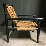 French rope lounge chair