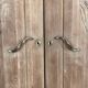 Two Art Deco solid oak wardrobe doors Solweig & Abigaël screen