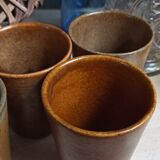 Tasses Digoin en grès