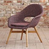 Ensemble de deux fauteuils lounge conçus par Miroslav Navrátil, années 1950, République tchèque