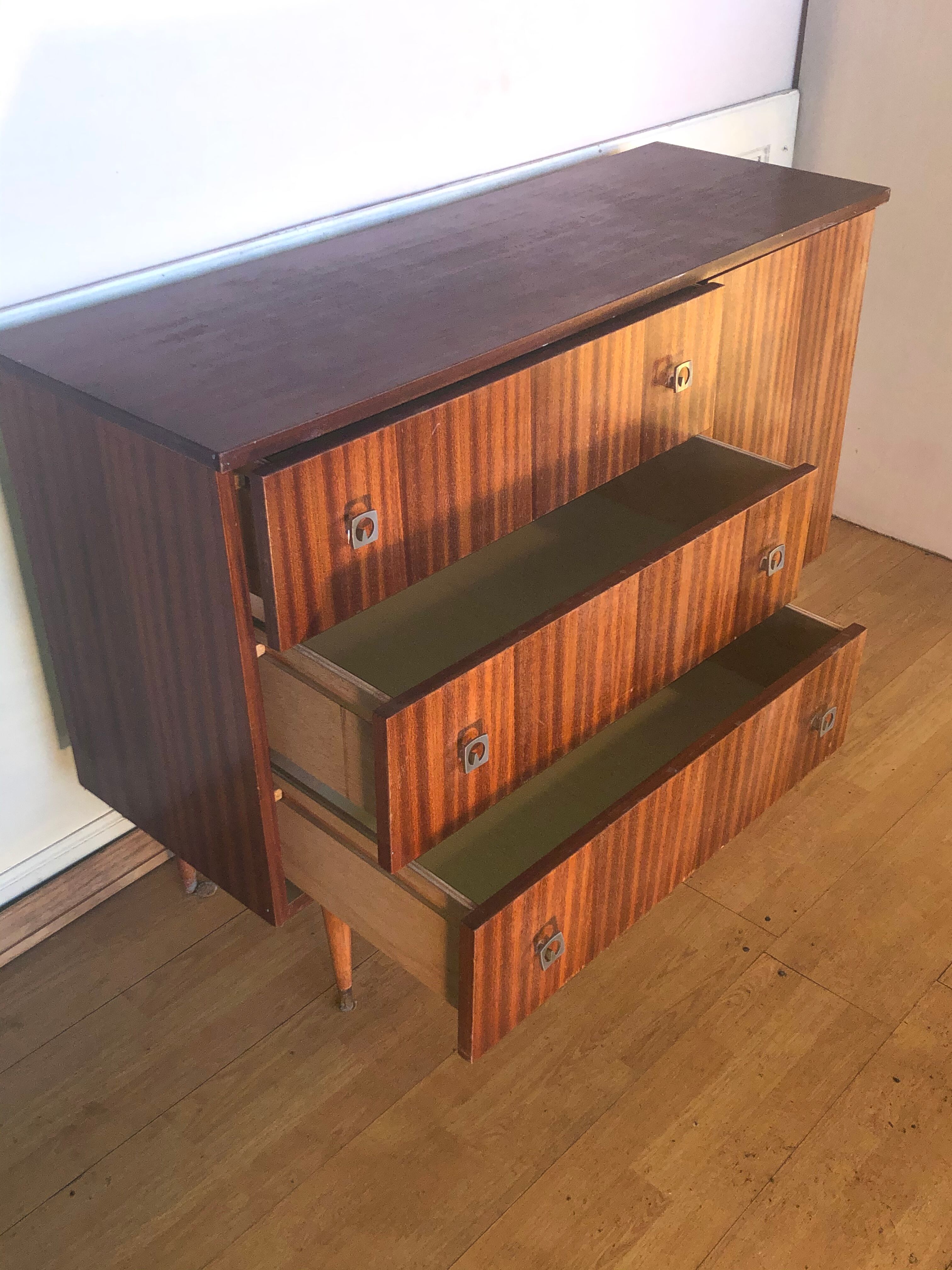 Little vintage buffet. Drawer and shelves