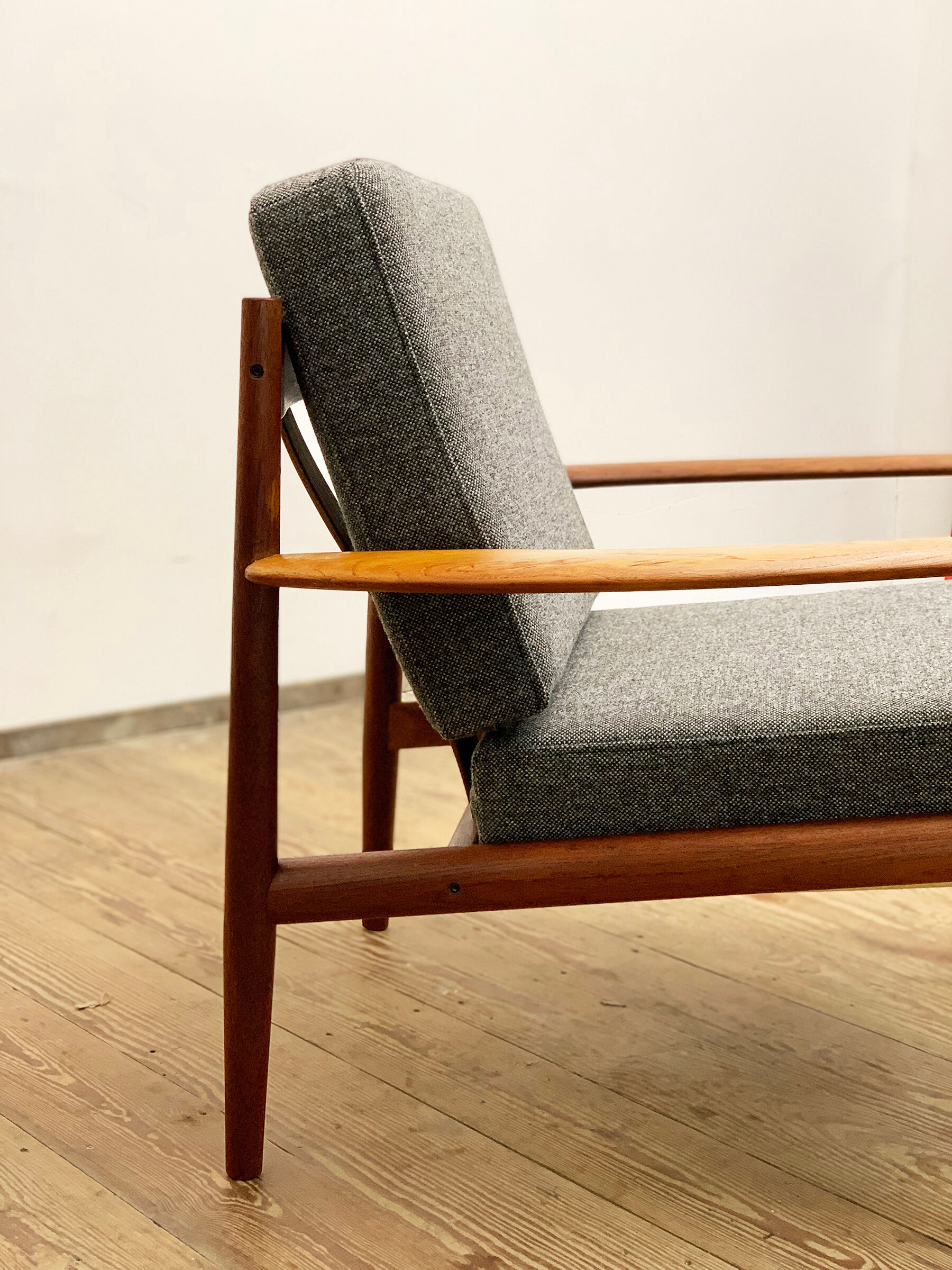 Mid Century Modern Teak armchair or easy chair by Grete Jalk for France & Son, Danish Design, 1950er