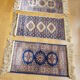 Three oriental rugs 35 x 70 cm