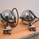 Paire d’appliques (spots)chrome style Eyeball vintage