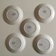 Plates Sarreguemines Hummingbird Earth 19th end railway
