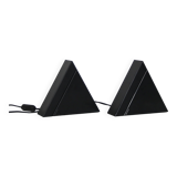 1980s Pair of “Delta” table lamps by Mario Bertorella for JM RDM, Italy