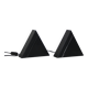 1980s Pair of “Delta” table lamps by Mario Bertorella for JM RDM, Italy