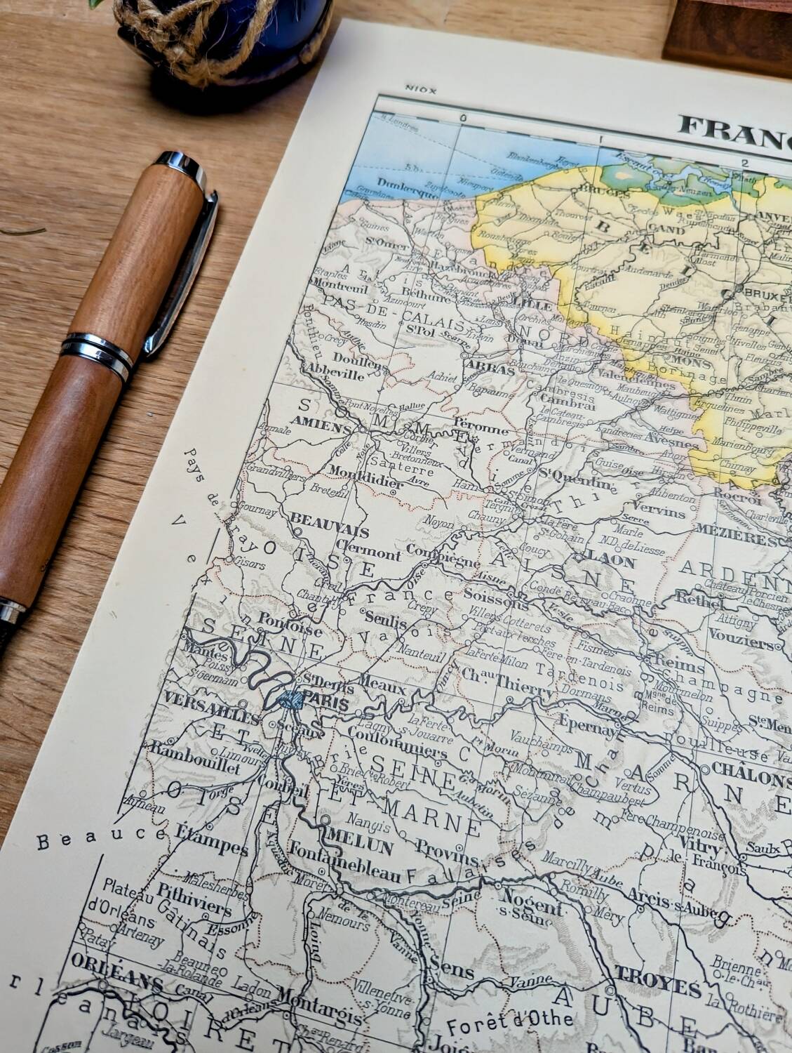 Printed in 1900, Northeast France.