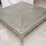 Coffee table India metal pushed back