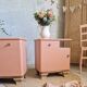 Pretty pair of art deco bedside tables