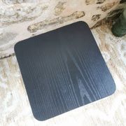 Vintage stool in black Formica