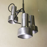 Plafonnier 3 spots en aluminium, 60's