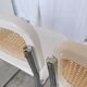 Set of 2 Vintage Cesca Chairs: Marcel Breuer Chrome & Cane, 1970s Mid-Centu