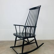 Rocking-chair scandinave style Tapiovaara, années 60