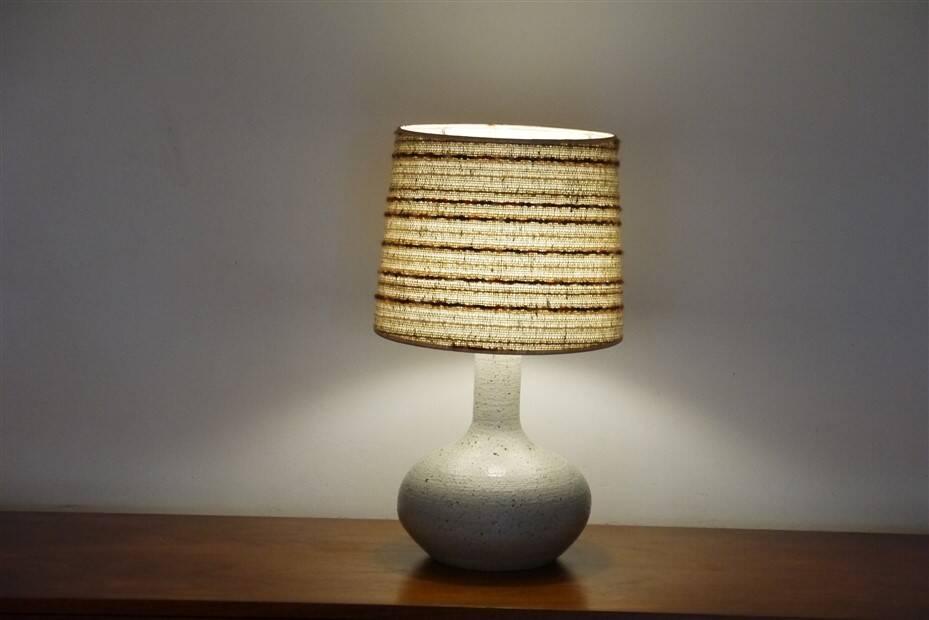 Vintage stoneware lamp