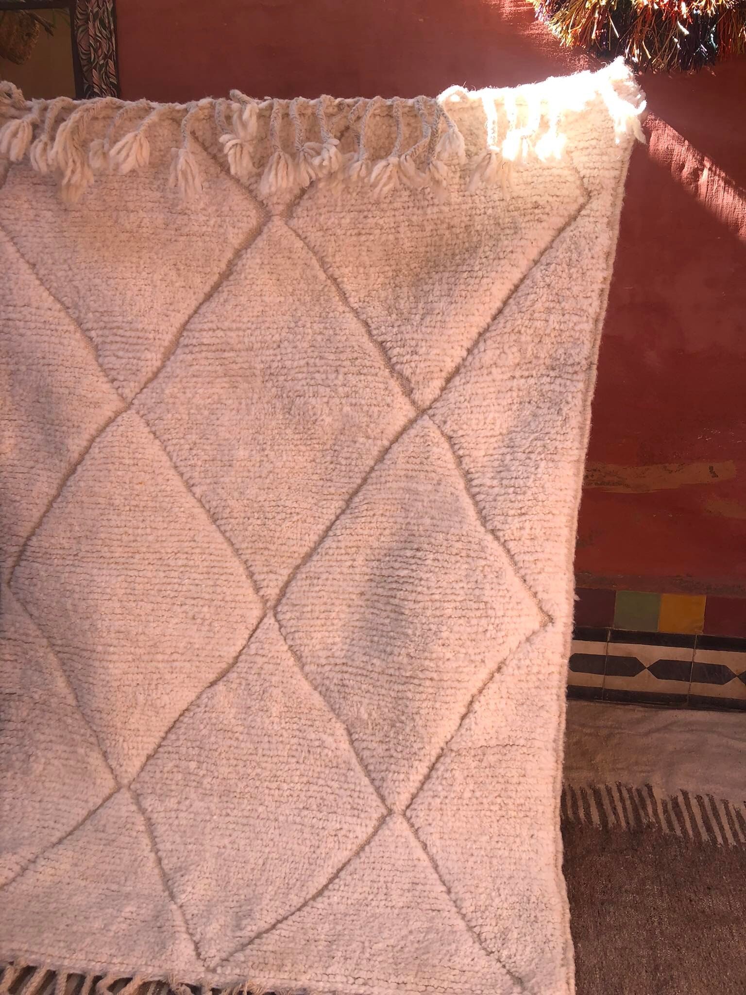 Wool carpet 155x105cm