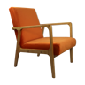 Fauteuil vintage Orange Velvet années 1970