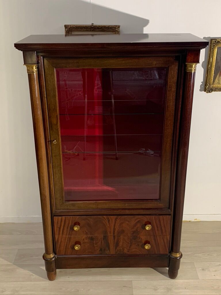 Showcase style empire mahogany