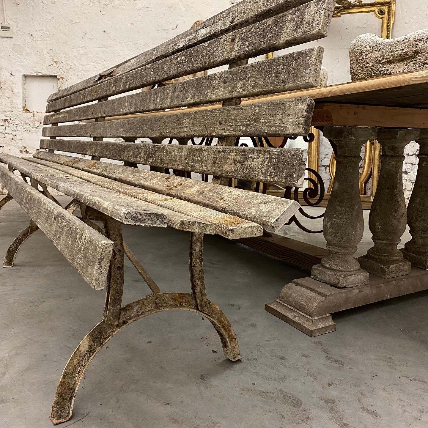 Garden bench circa 1900