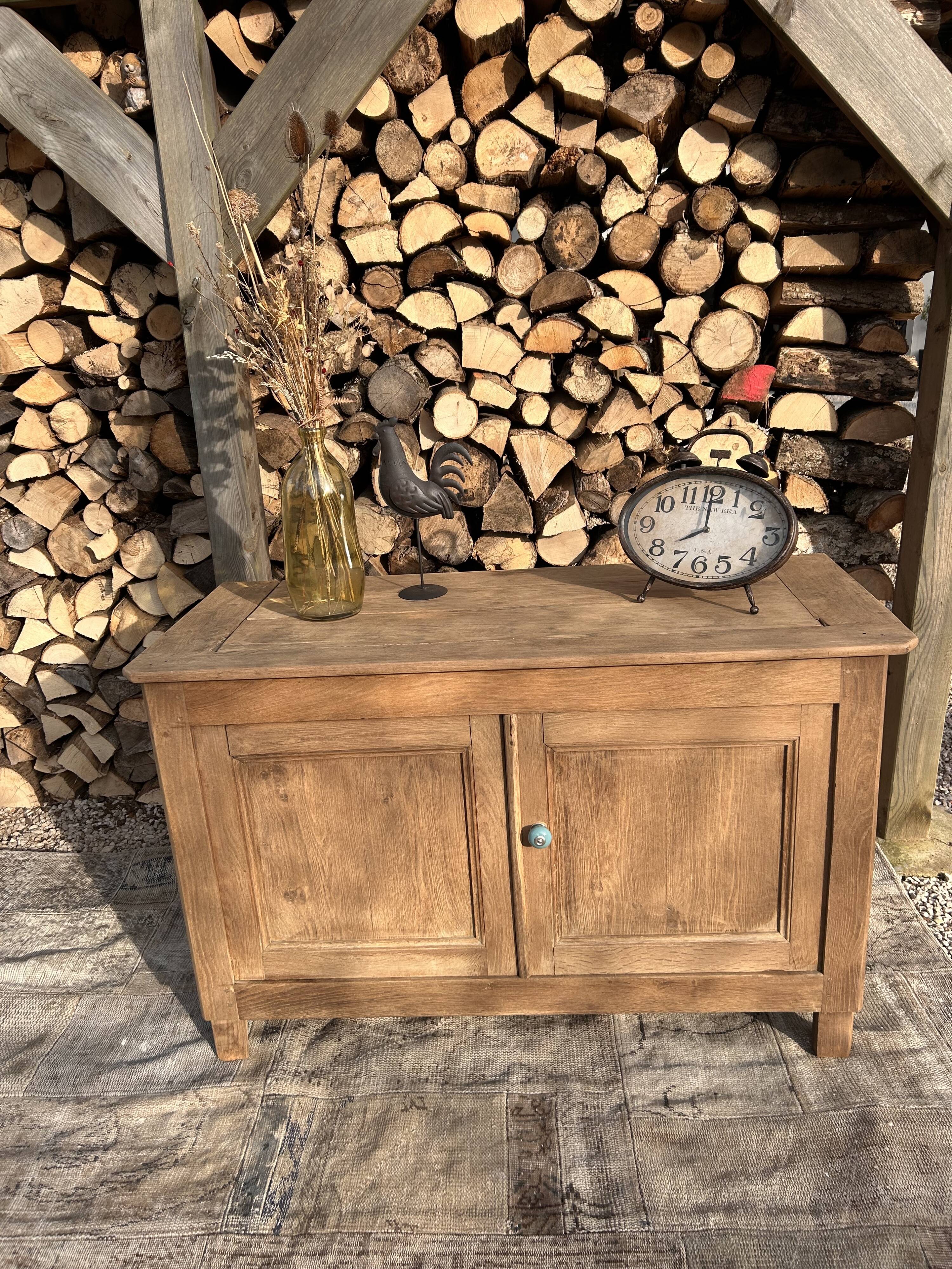 Renovated solid oak sideboard
