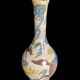 Iran, vase céramique polychrome décor cavalier IXème