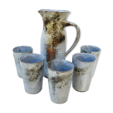 Service orangeade ceramic Chantal and Thierry Robert