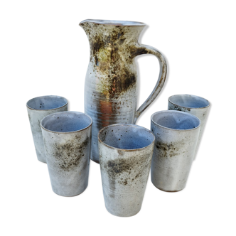 Service orangeade ceramic Chantal and Thierry Robert