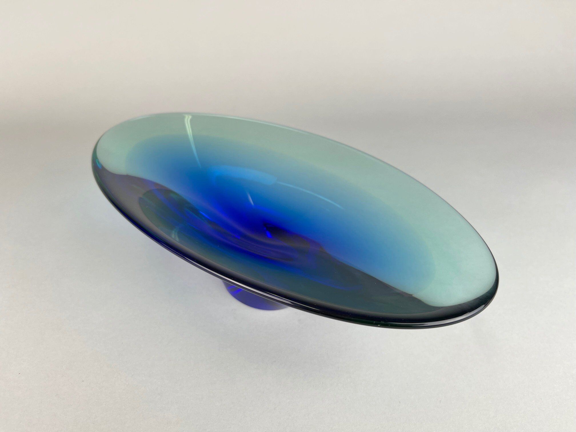 Art Glass Bowl by Miloslav Klinger, 1960's