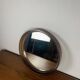 Miroir rond en plexiglas fumé Gilac, années 1970