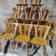 Set of 12 vintage Baumann 1970 bistro chairs