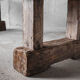 Primitive dining table, solid wood