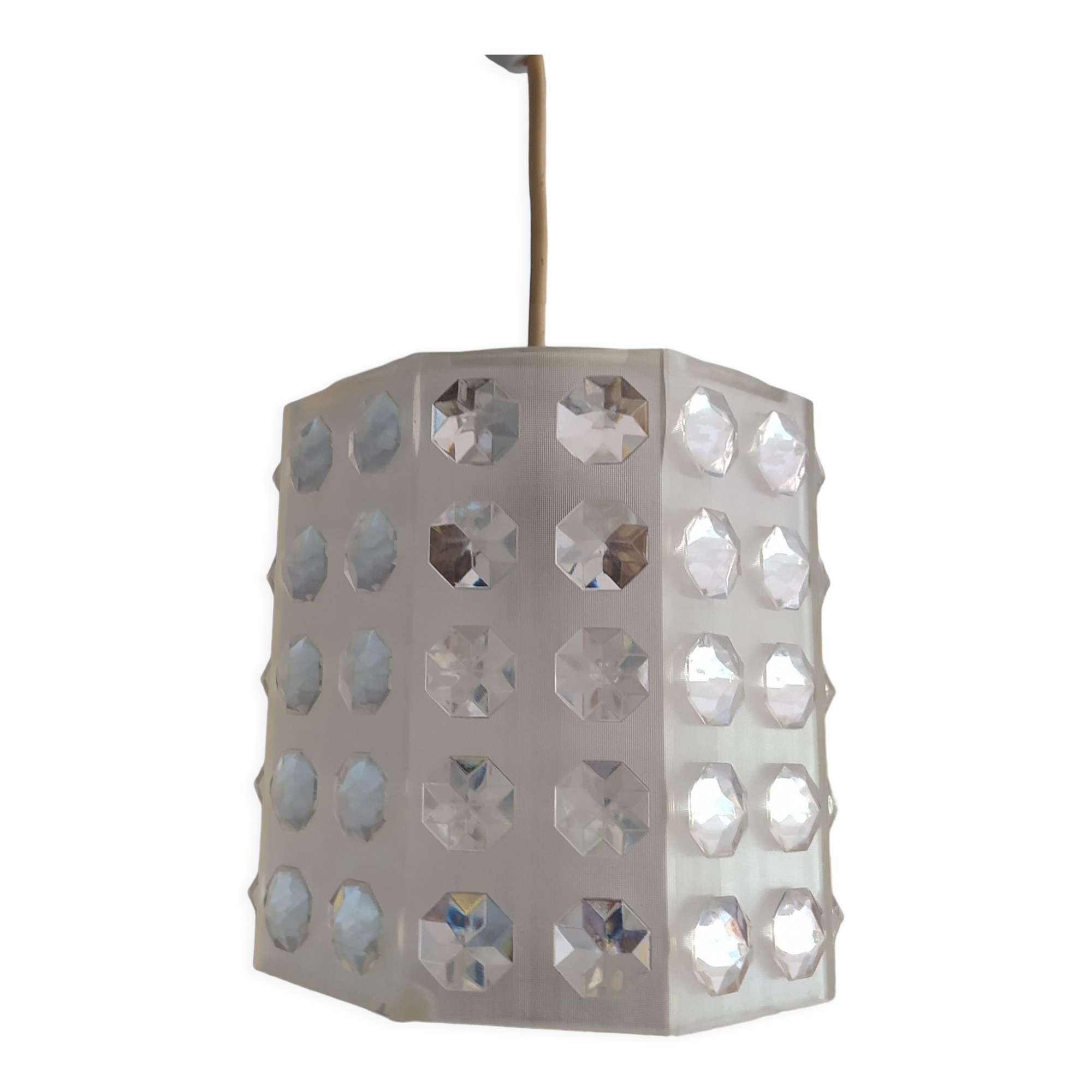 Vintage pendant lamp 1960/1970 white