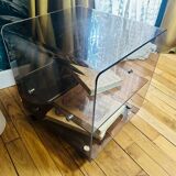 Vintage 70s Michel Dumas bedside table/end table