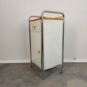 Metal Cabinet, 1970s back wheels