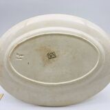Lot de 2 plats ovale, Creil et Montereau – Modèle œillet.