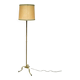 Tripod floor lamp in gilded bronze
