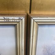 Pair of watercolors signed P OPal