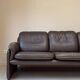 Vintage DS-61 leather 3-seater sofa by de Sede