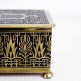 Brass Art Deco box