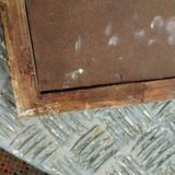 Antique Venetian mirror in gilded wood