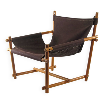 Scandinavian Safari Relax Chair, 1970s