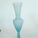 Soliflore en opaline bleu