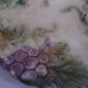 Onnaing barbotine plate - Grape and leaves