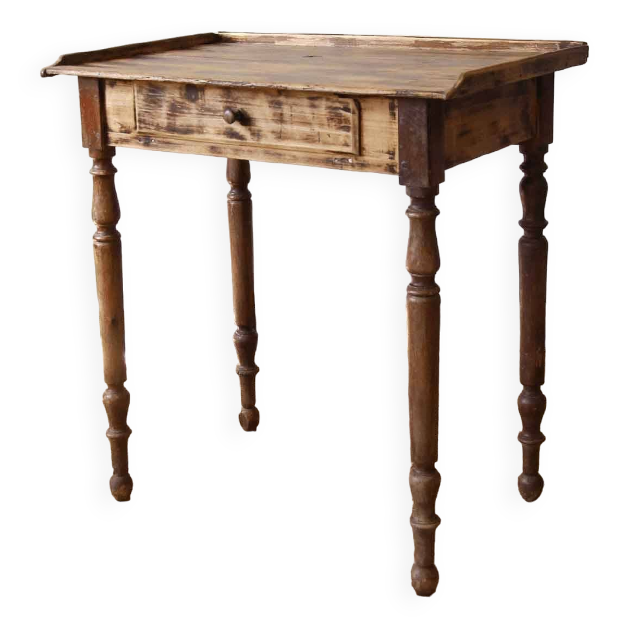 Old wooden desk