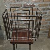 Porte-revue chromé par Willy Glaeser pour TMP, Suisse années 1970